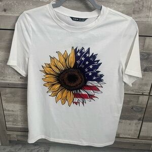 American Flag Sunflower